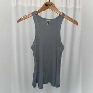 FP Free People Long Beach tank top ribbed women’s XS gray blue tank top